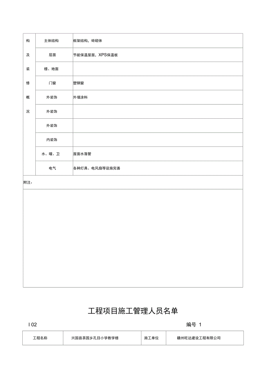 工程概况表(综合表)_第2页