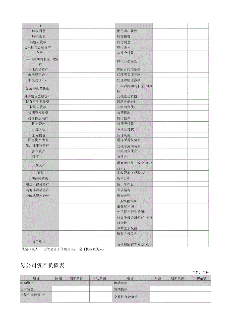 财务报告披露格式_第2页