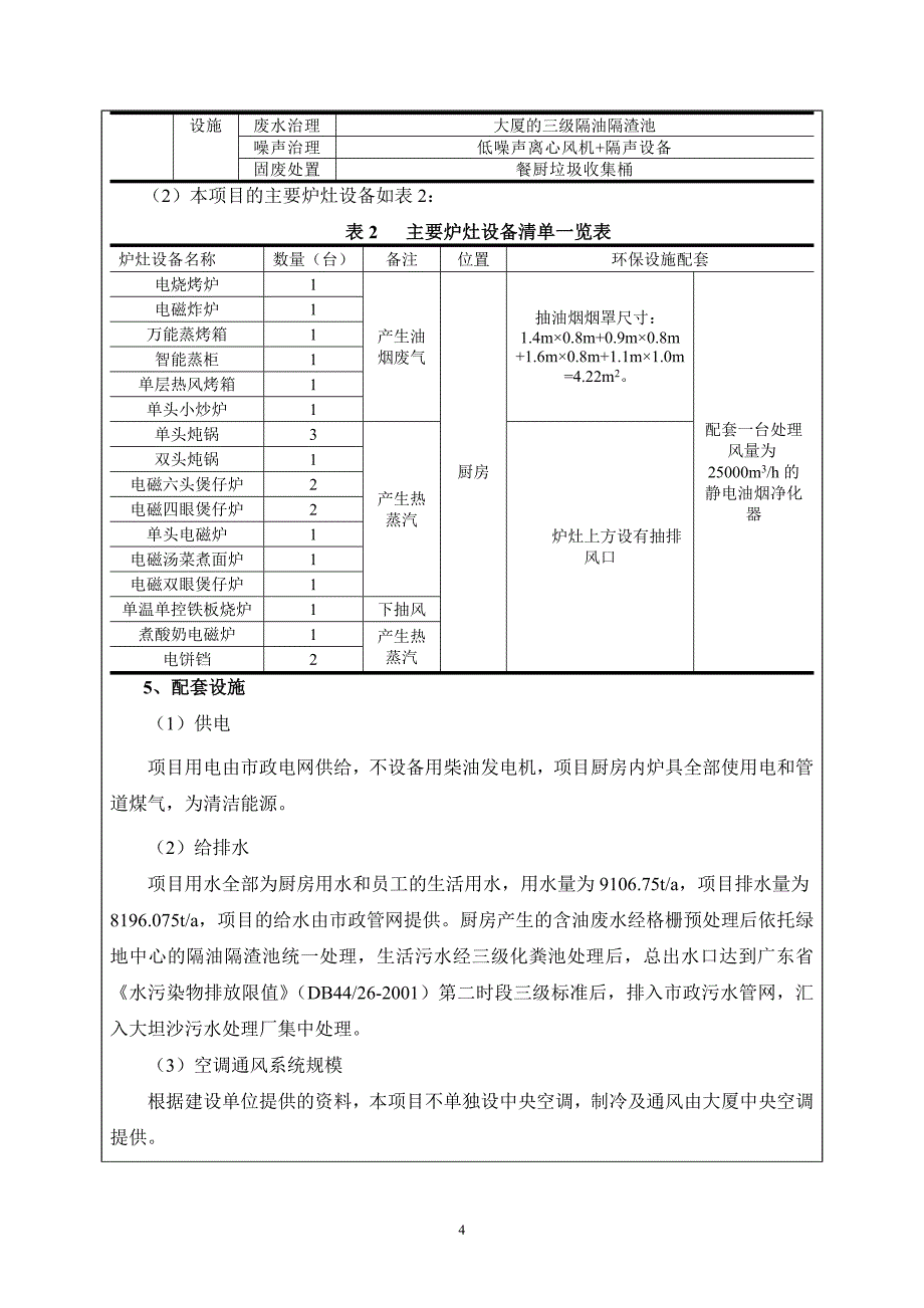 深圳西贝喜悦餐饮有限公司广州白云凯德广场分公司建设项目环境影响报告表_第5页