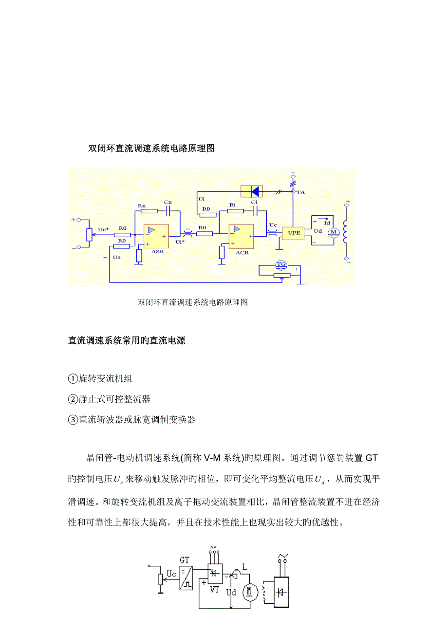 双闭环直流电动机数字调速系统综合设计_第3页