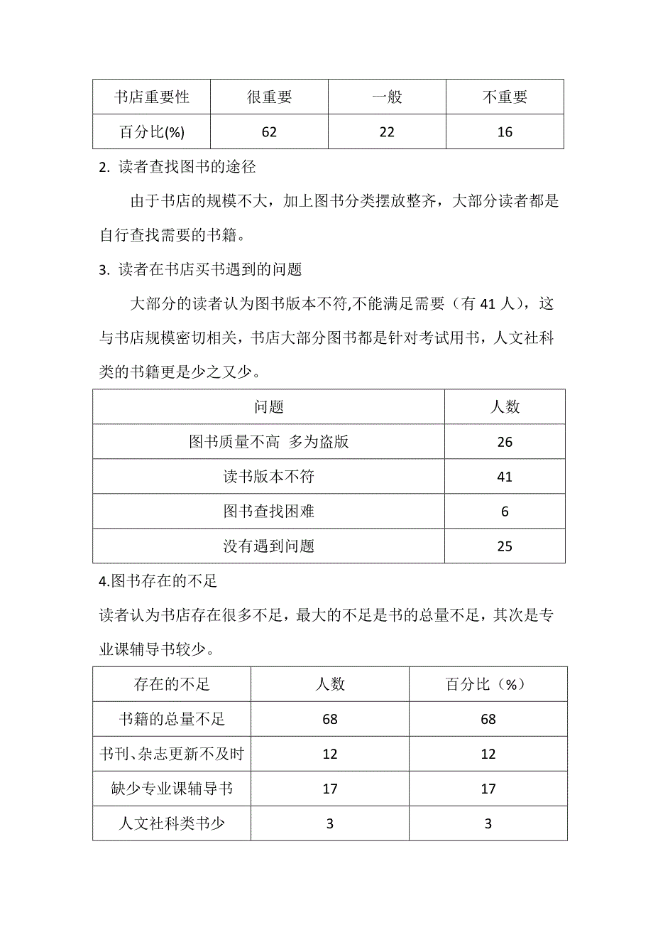 书店服务质量调查报告_第3页