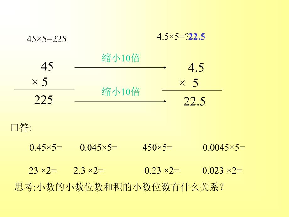 新课标人教版数学五年级上册《小数的乘法》课件_第4页