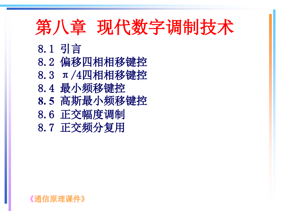 现代数字调制技术_第1页