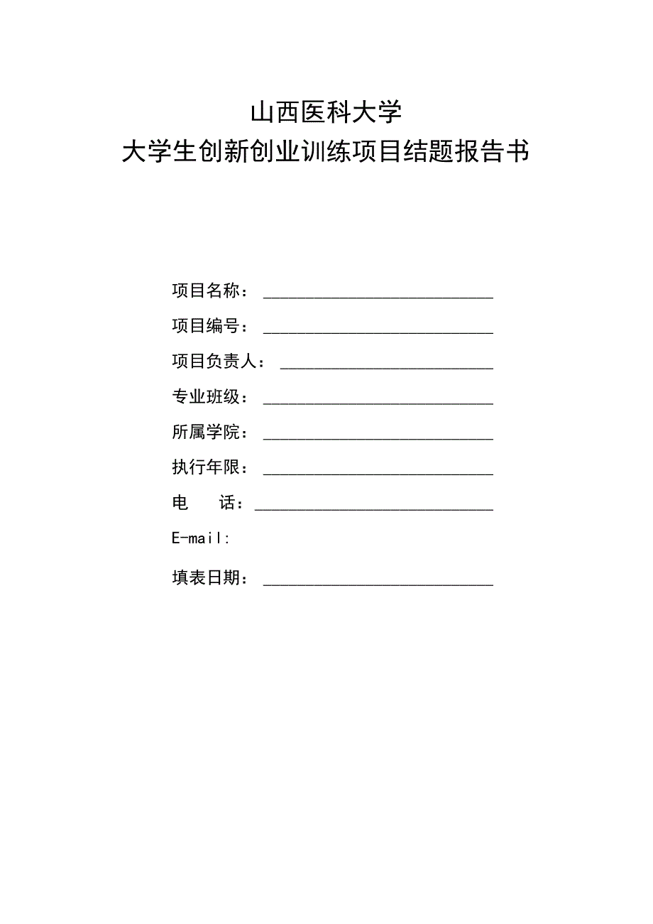 创新项目结题报告书_第1页