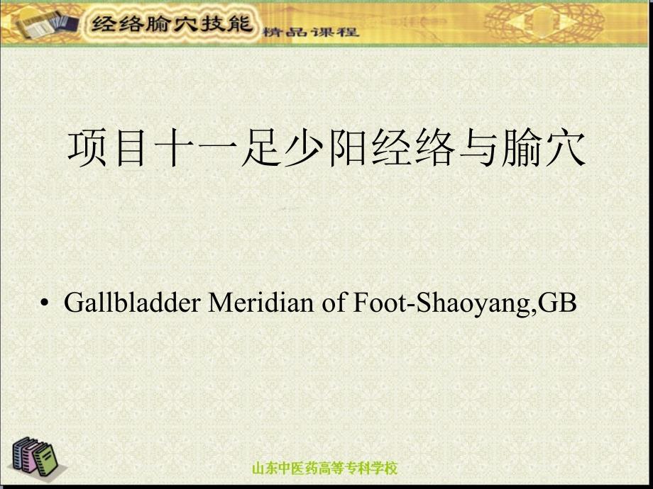 经络学足少阳胆经_第1页