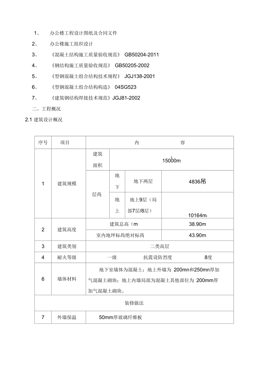 型钢梁混凝土施工专业技术方案_第2页