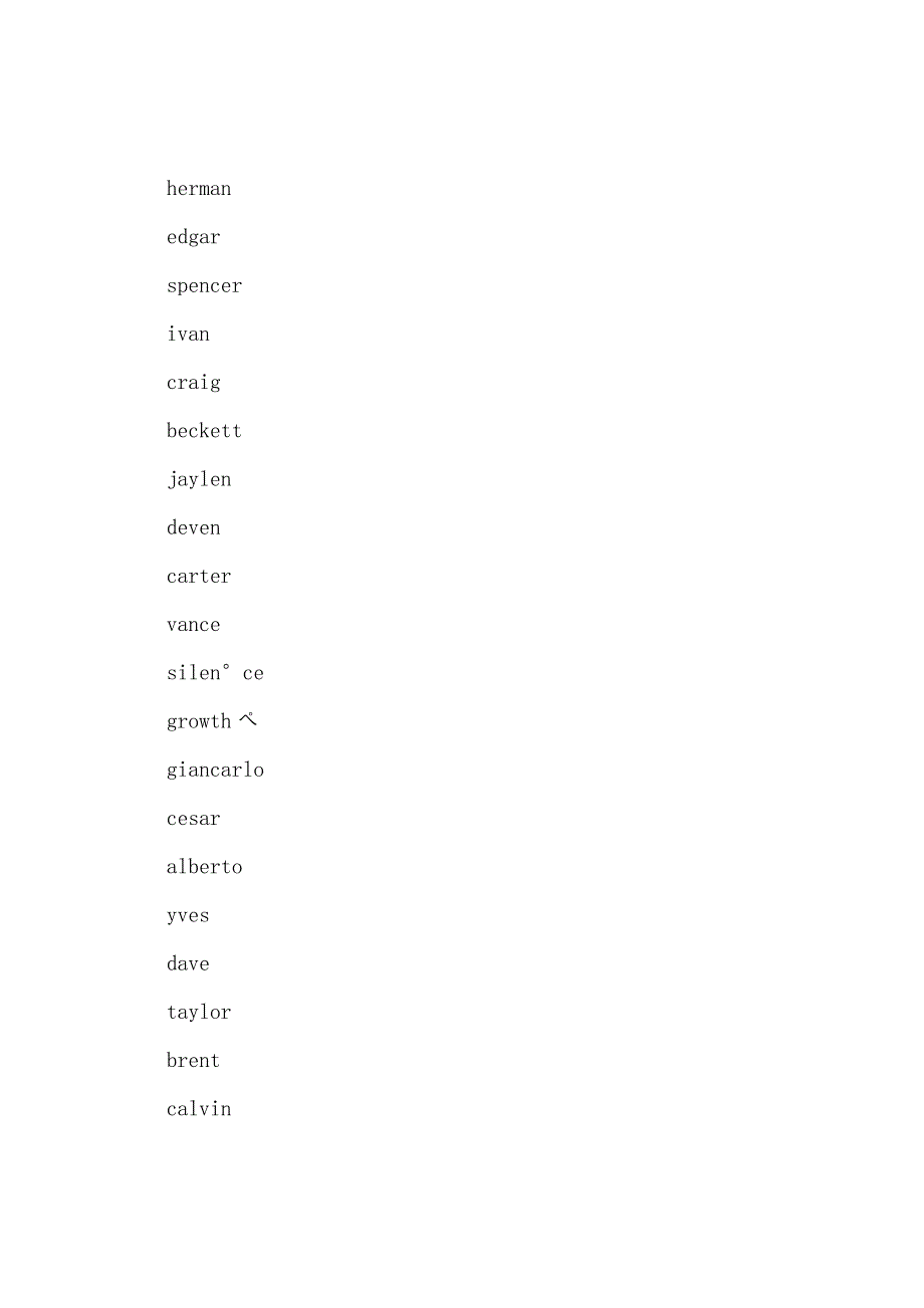 简单干净的男生英语名字.docx_第2页