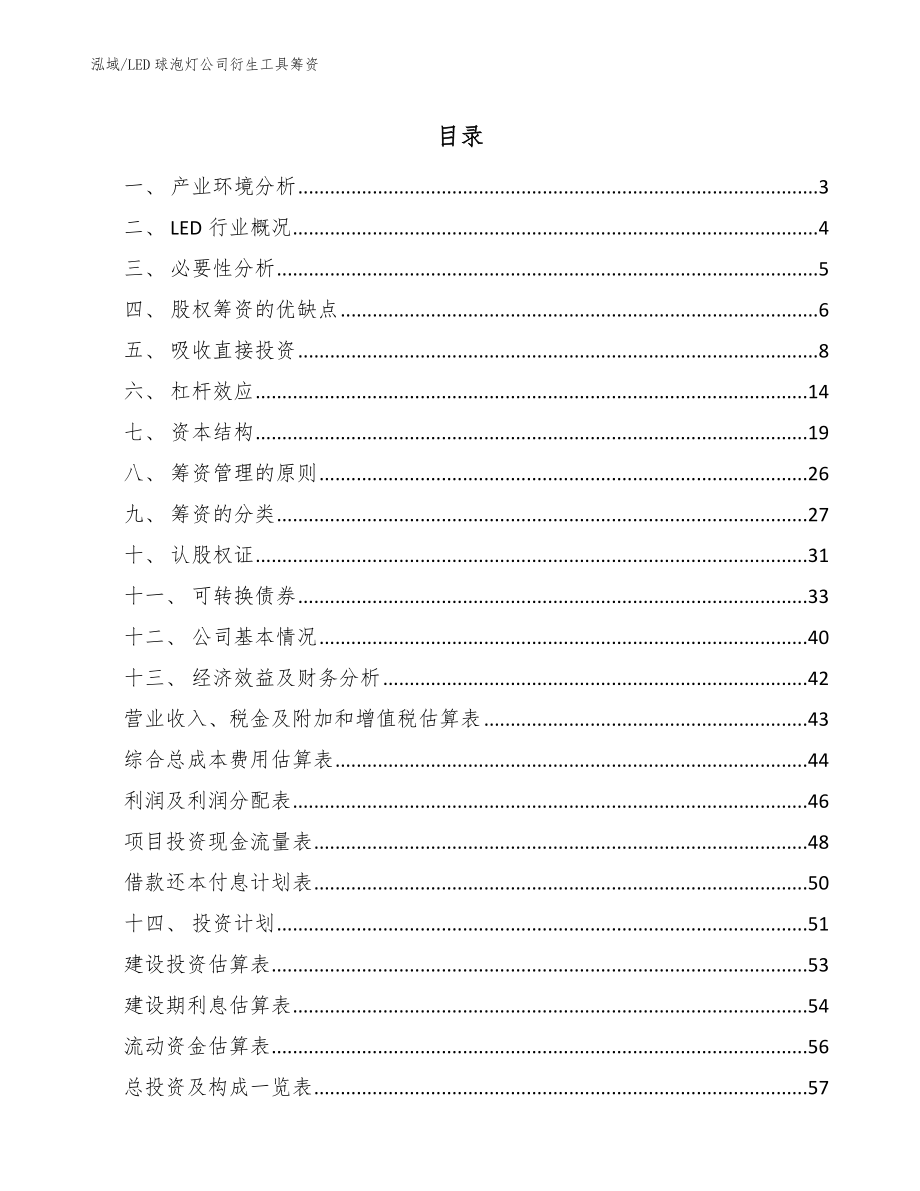 LED球泡灯公司衍生工具筹资_第2页