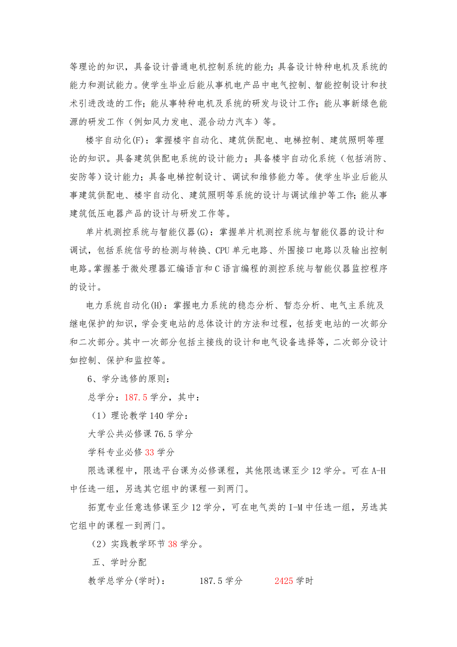 电信学院各专业培养计划_第4页