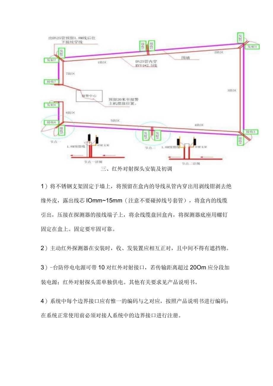 红外对射报警系统施工方案（图文）2017-8-6_第5页