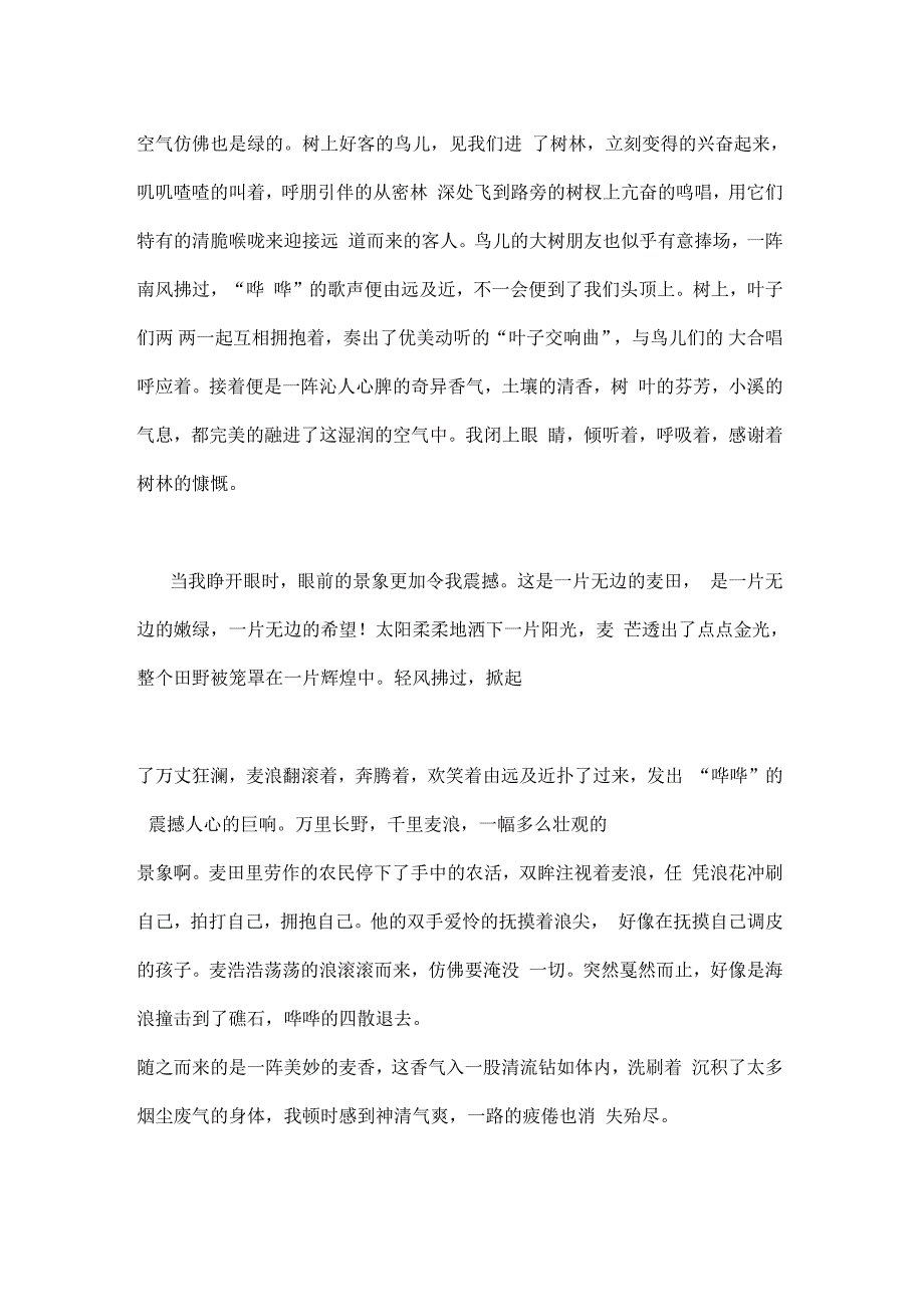 五一劳动节作文难忘的五一_第4页