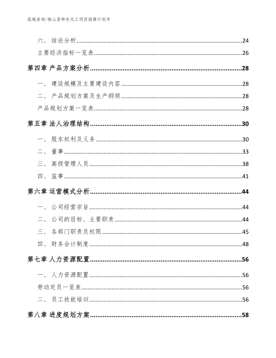 独山县特色化工项目招商计划书范文模板_第3页