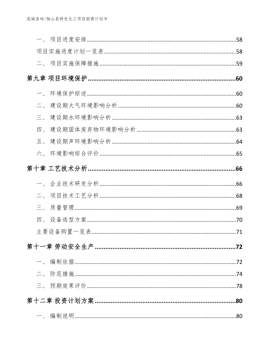 独山县特色化工项目招商计划书范文模板_第4页