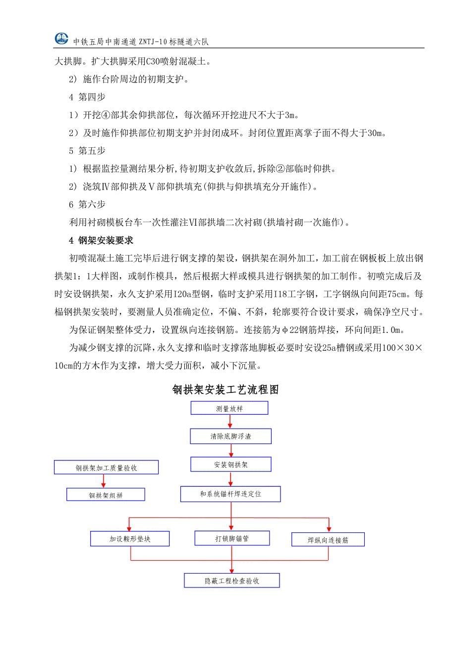 发鸠山隧道三台阶临时仰拱法开挖施工方案.doc_第5页