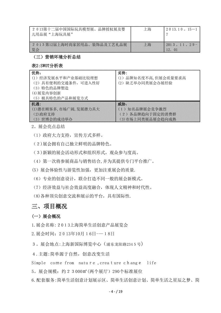 2013上海简单生活创意产品展览会策划方案_第5页