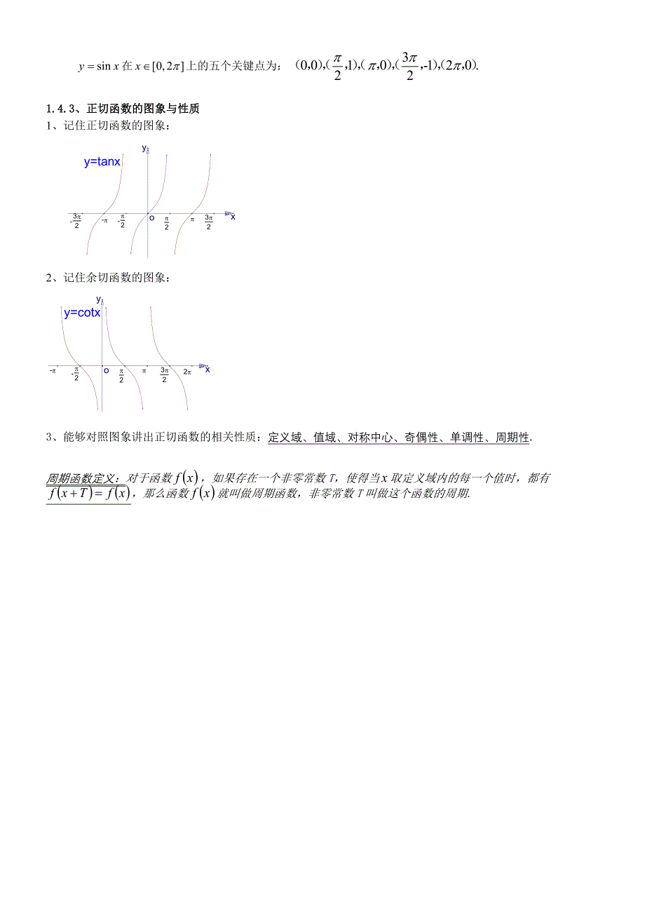 新人教版高中数学必修4知识点总结_第3页