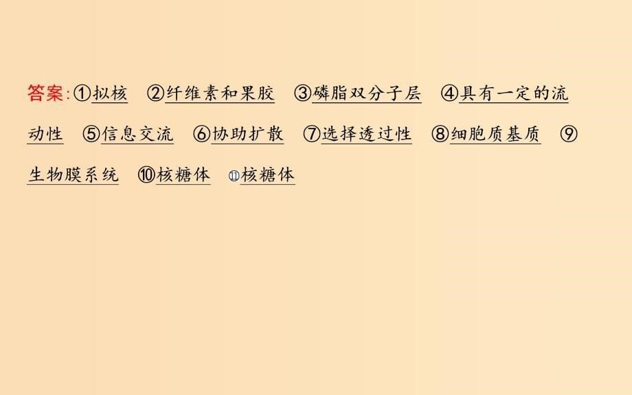 2019版高考生物二轮复习 第一部分 专题突破 专题二 细胞的结构、功能与物质运输课件.ppt_第5页