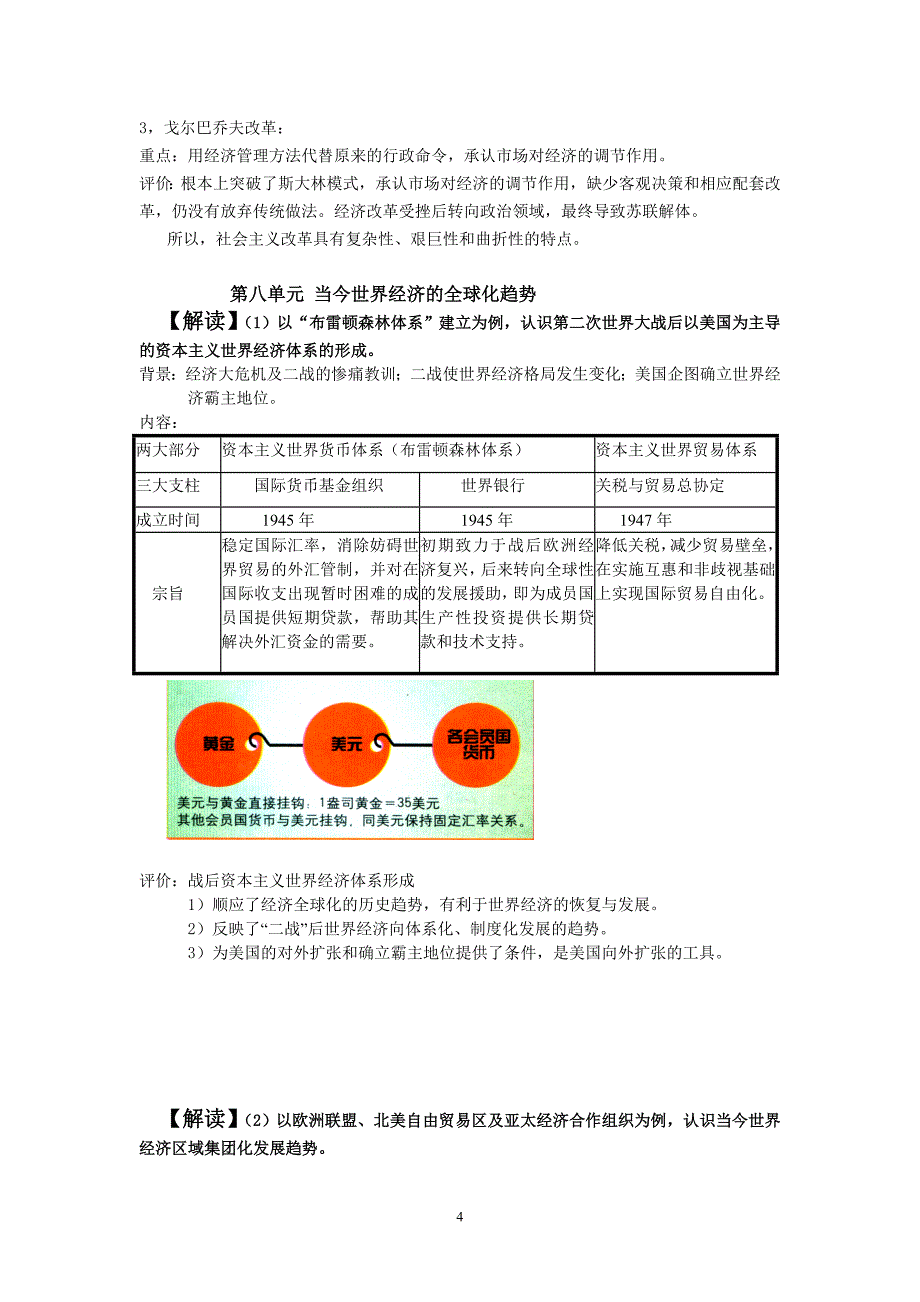 人民版必修二课程标准世界历史部分解读_第4页