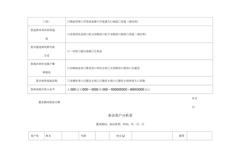 房地产全程营销策划全套表格_第4页