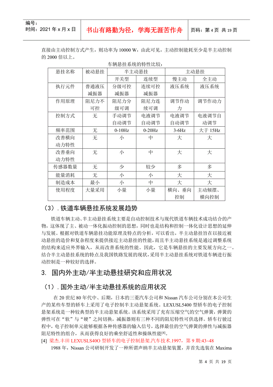 铁道车辆半主动悬挂可行性分析报告_第4页