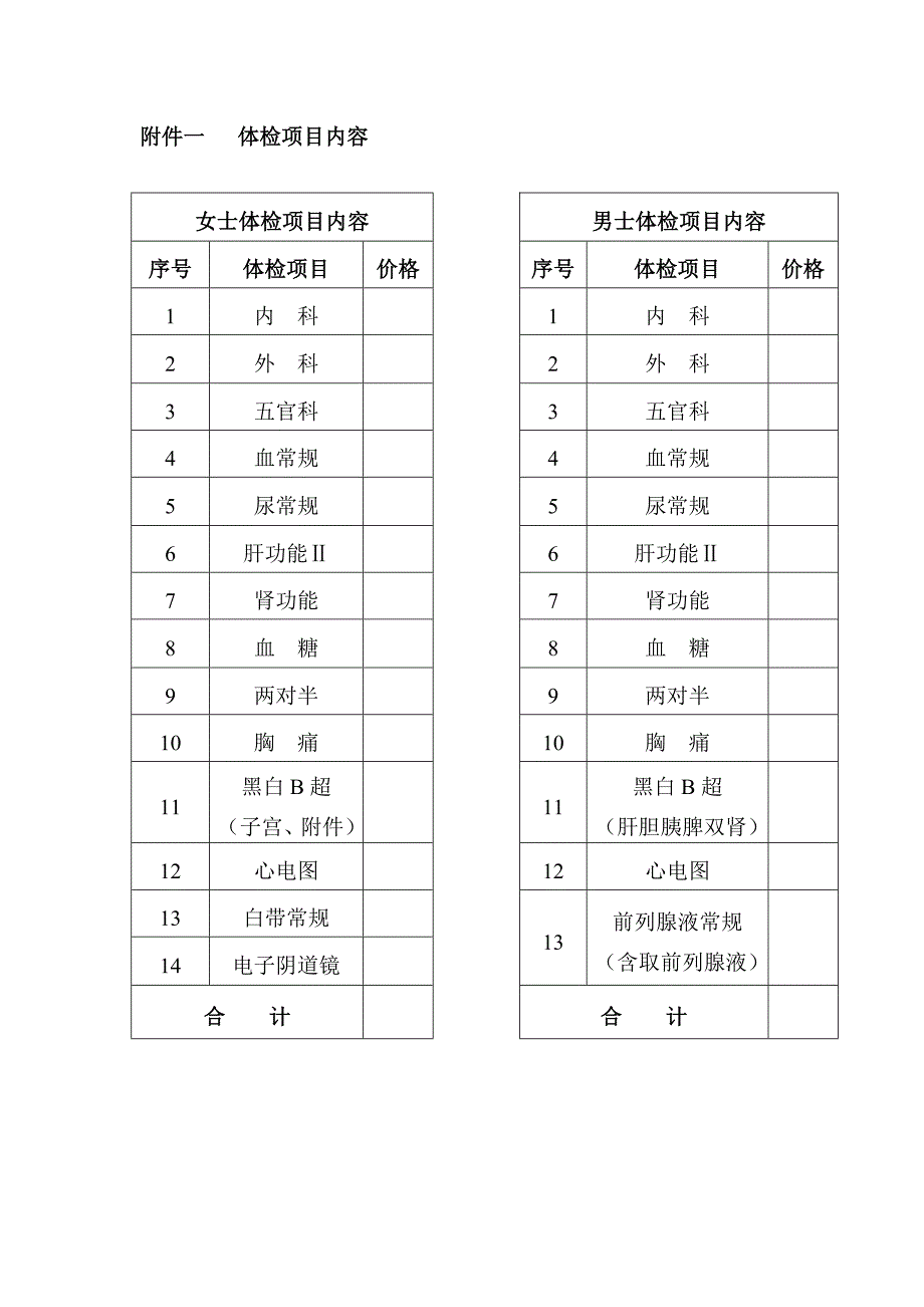 健康体检协议书(样版)_第4页