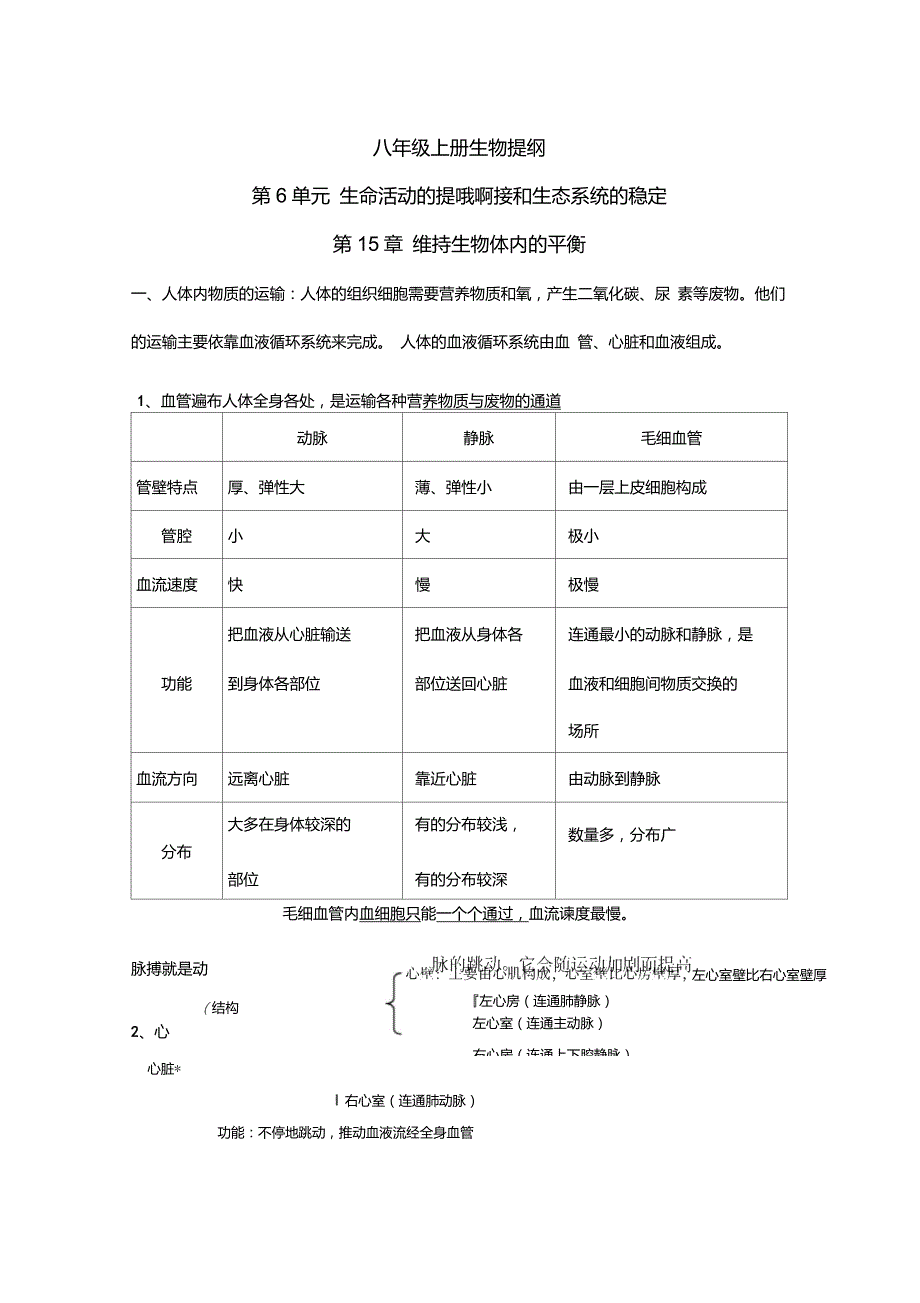 八年级上册生物复习资料_第1页