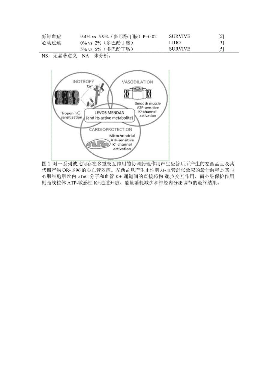 左西孟旦分子作用机制及专家共识译文1_第5页