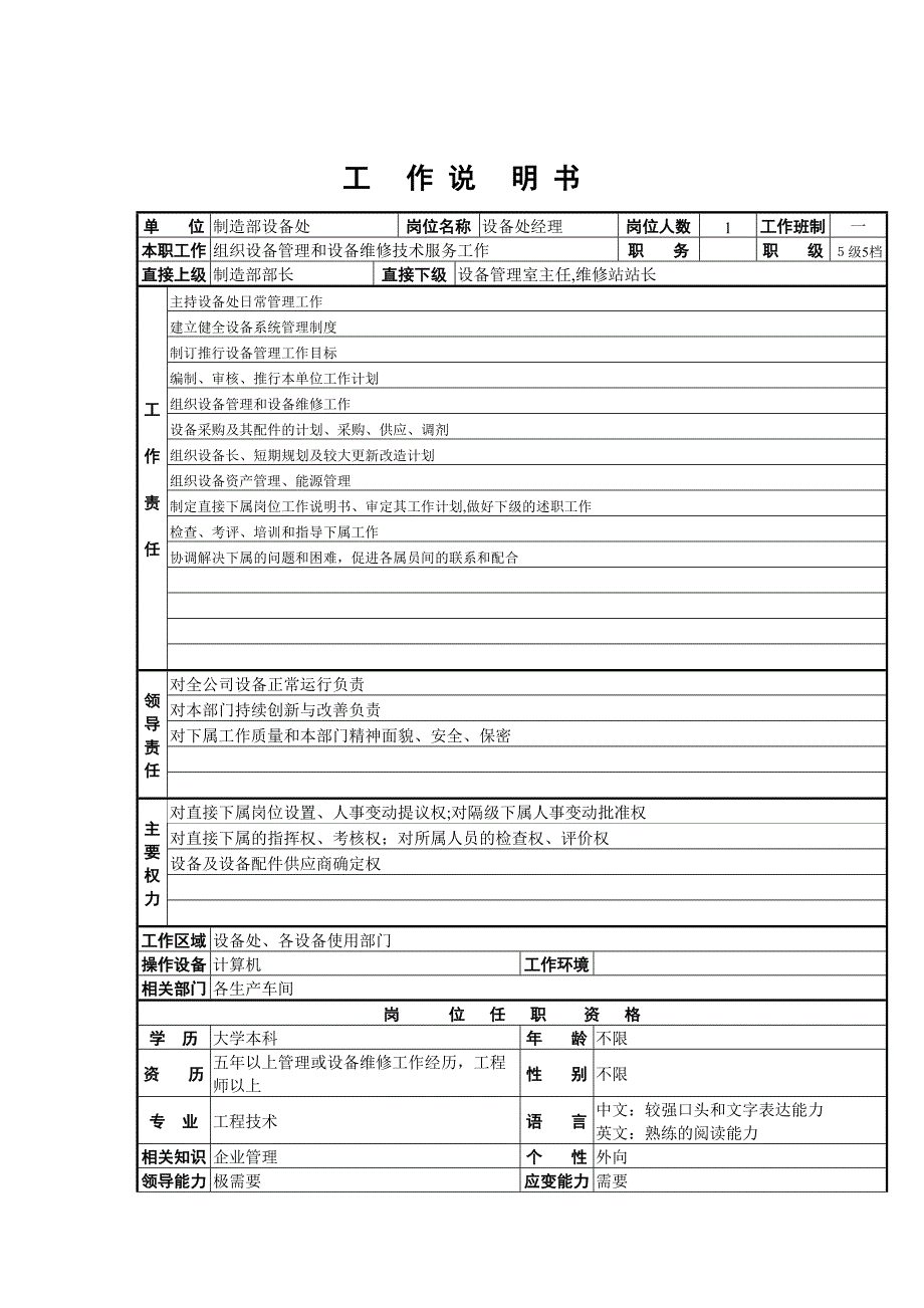 设备处工作说明书(1)_第1页