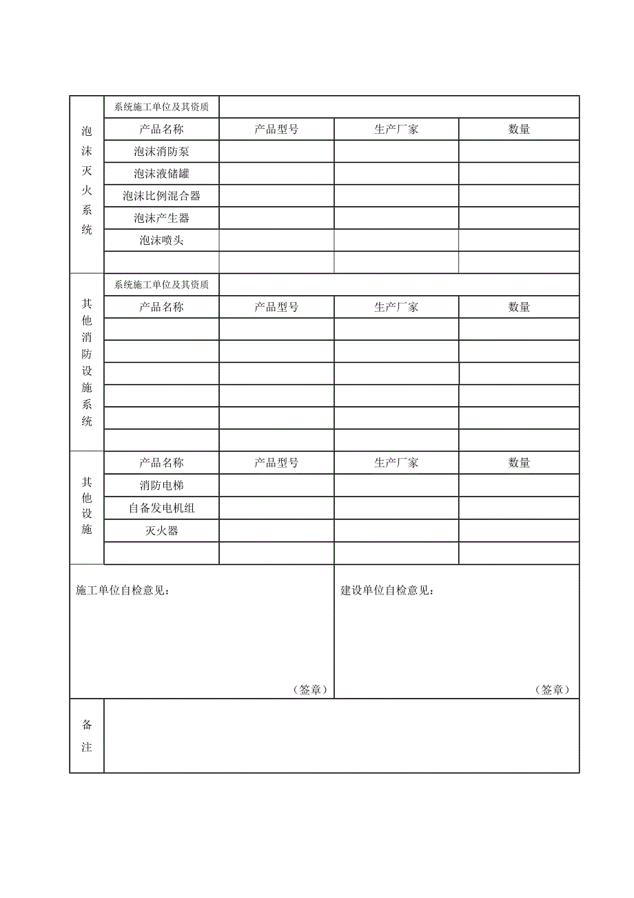 建筑消防设施检测申请表_第4页