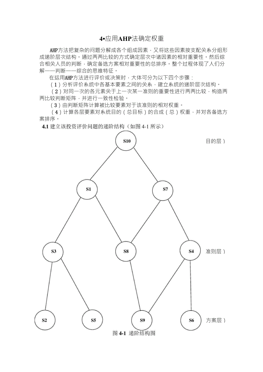 应用AHP法确定权重_第1页