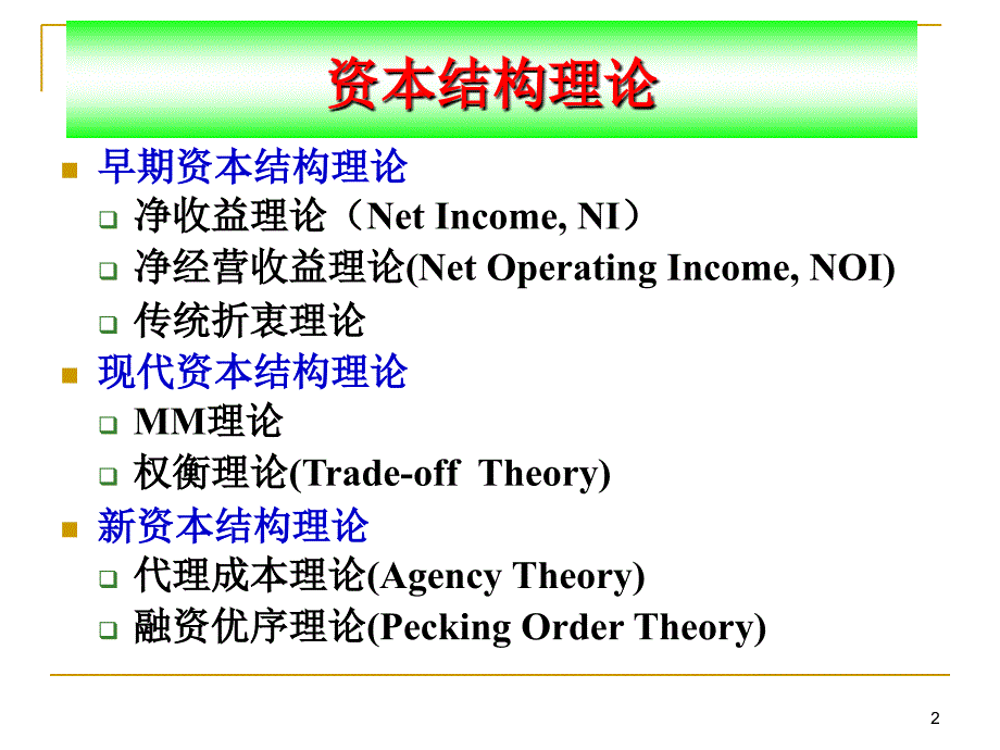 第9章--资本结构：理论与运用_第2页