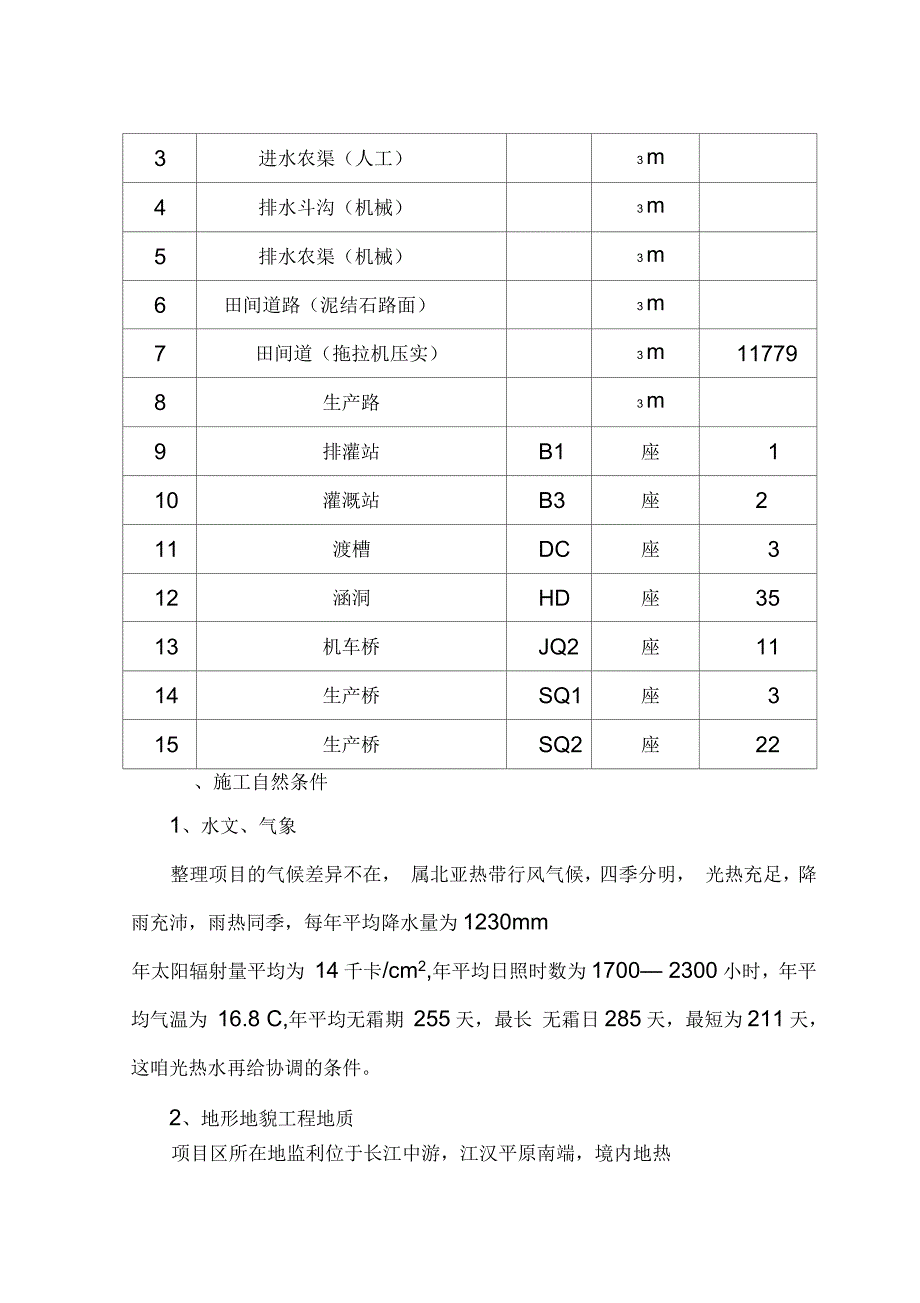 监利县土地整理项目施工组织设计_第2页