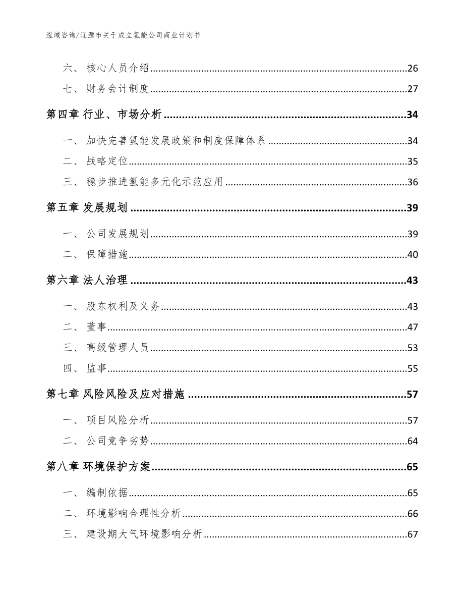 辽源市关于成立氢能公司商业计划书【模板】_第3页