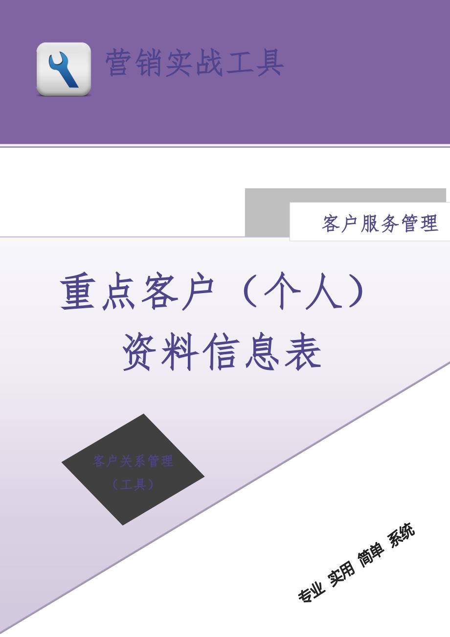 重点客户（个人）资料信息表（天选打工人）.docx_第1页