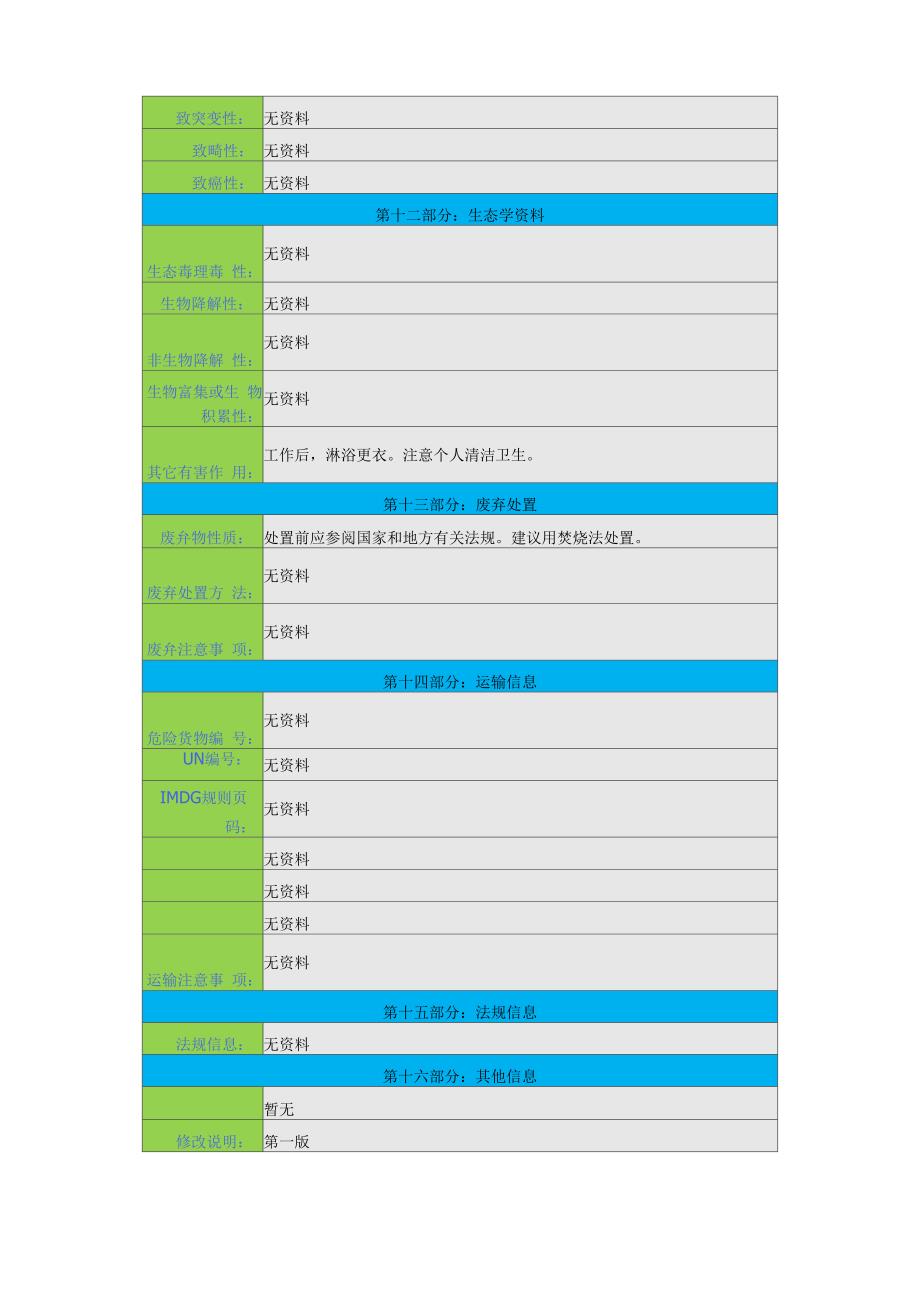 甲基纤维素安全技术说明书(msds)_第4页