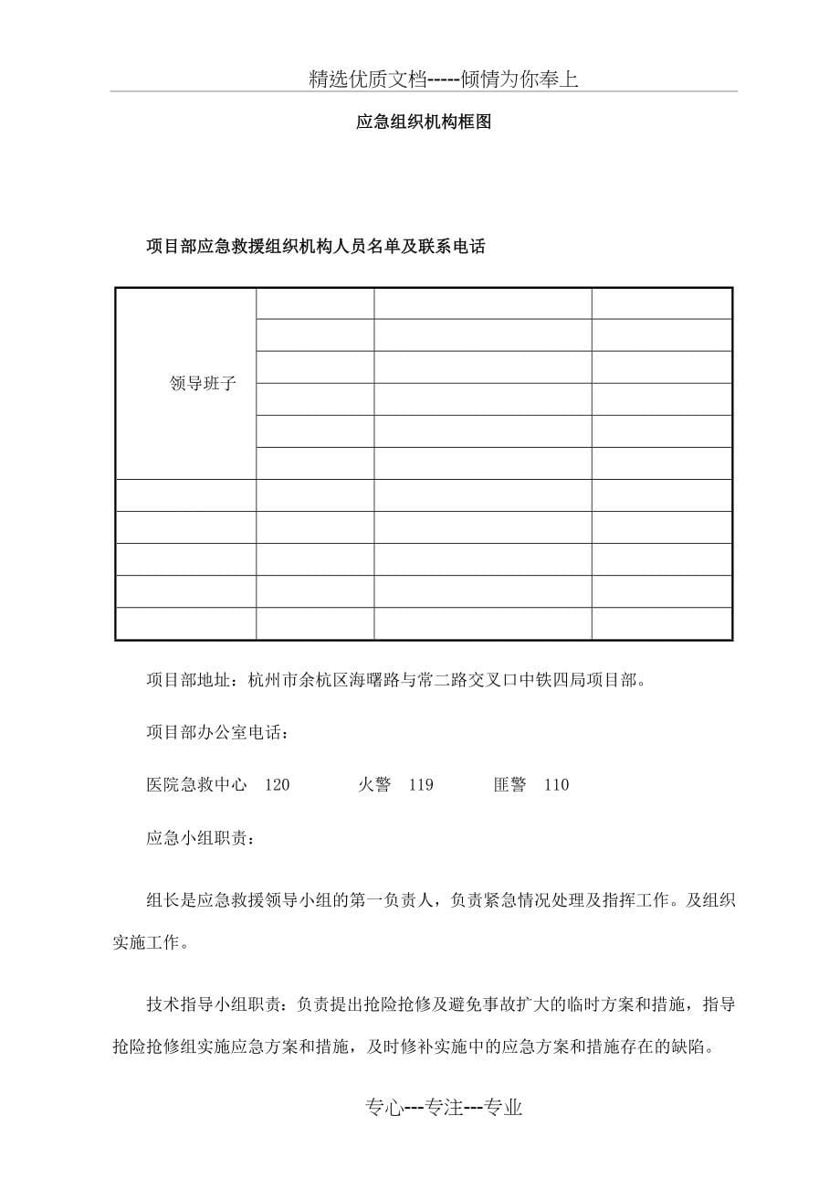 地铁工程整体应急预案_第5页