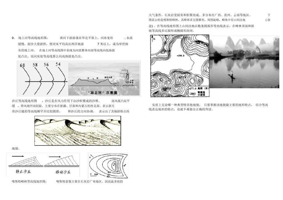 典型地貌等高线地形图判读.docx_第3页