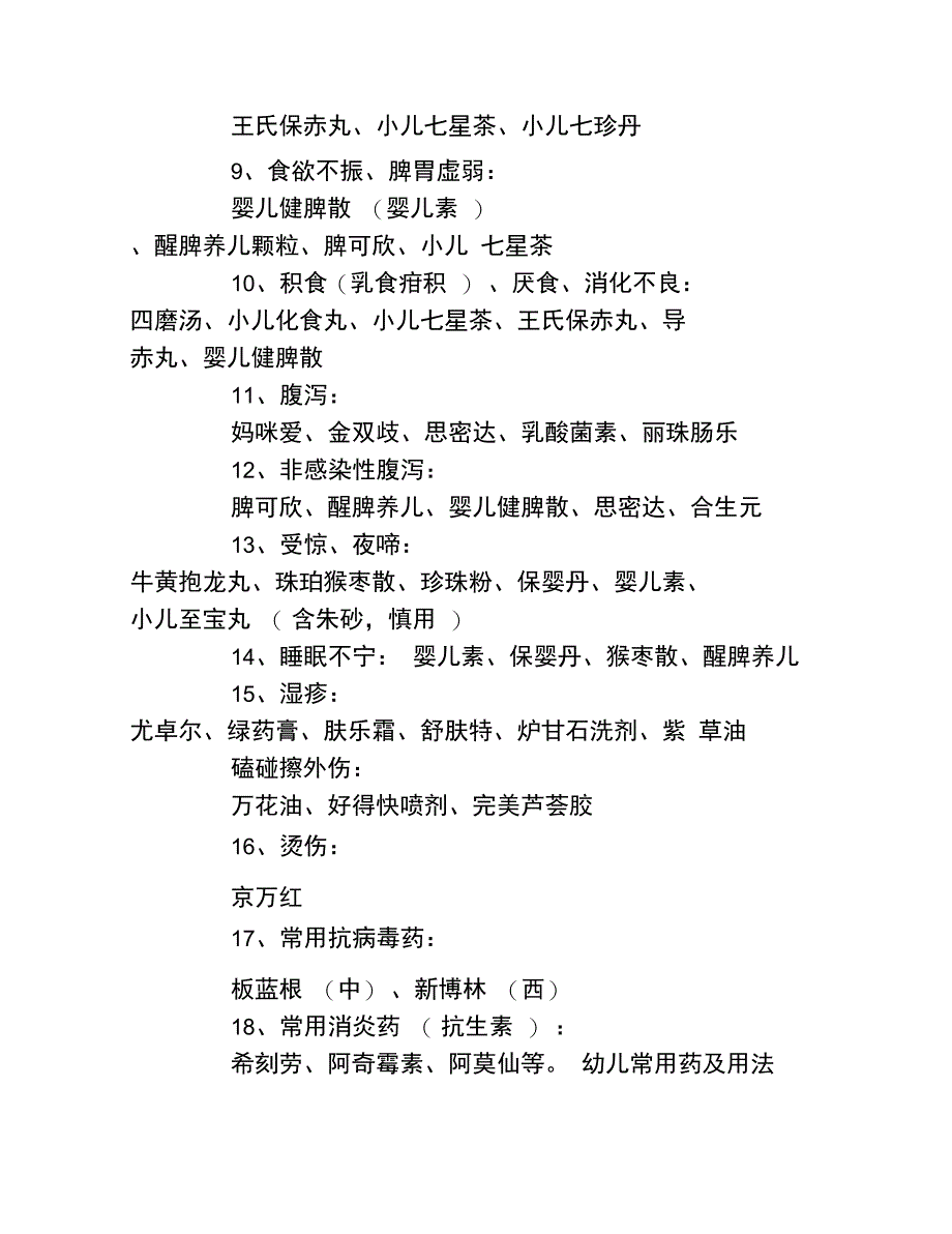 儿童用药安全指南知识及注意问题_第2页