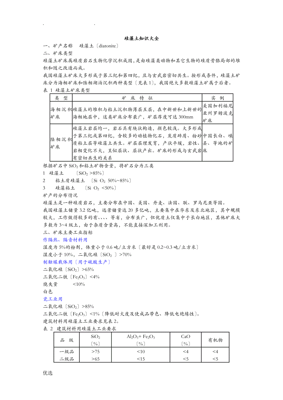 硅藻土知识大全_第1页