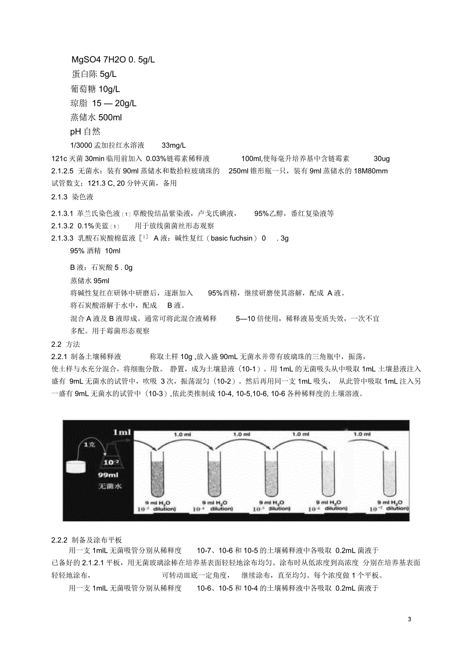 微生物学课程论文 土壤微生物主要类群的分离、记数及形态特征比较_第3页
