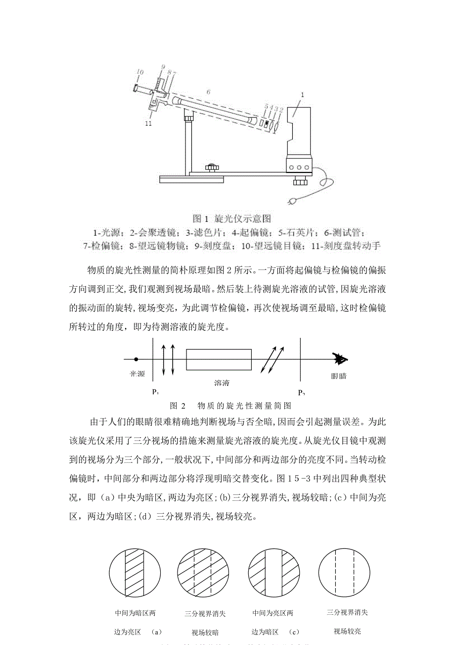 旋光仪测定溶液的浓度及旋光度_第3页