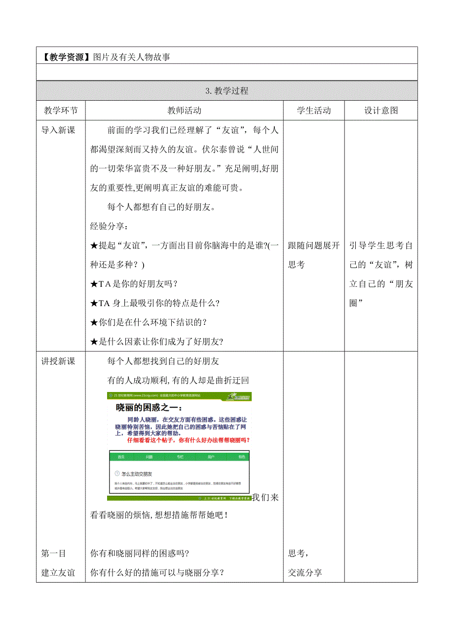 2.5.1--《让友谊之树常青》教案_第2页