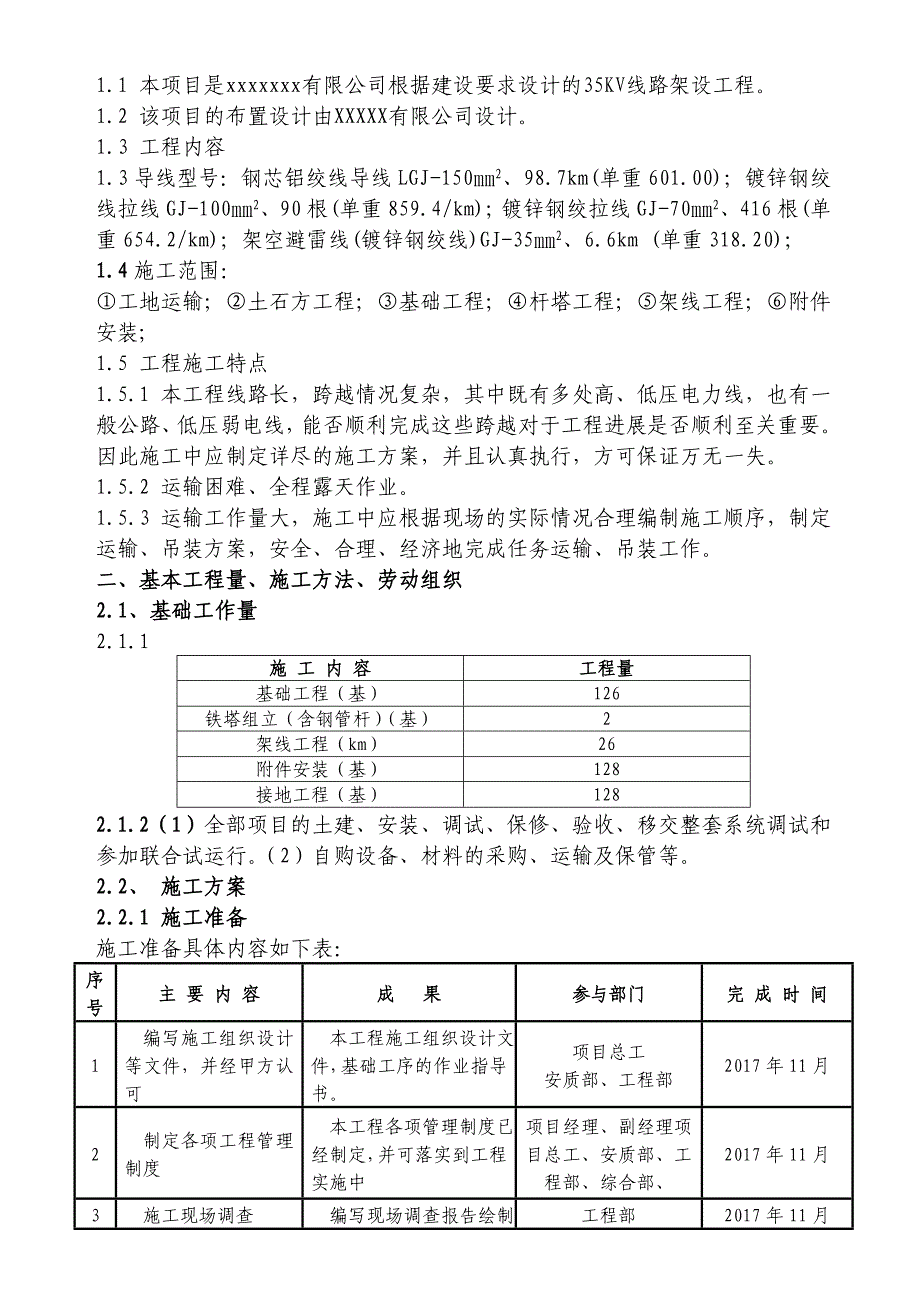 电力35KV架空线路施工以及安全技术方案_第3页