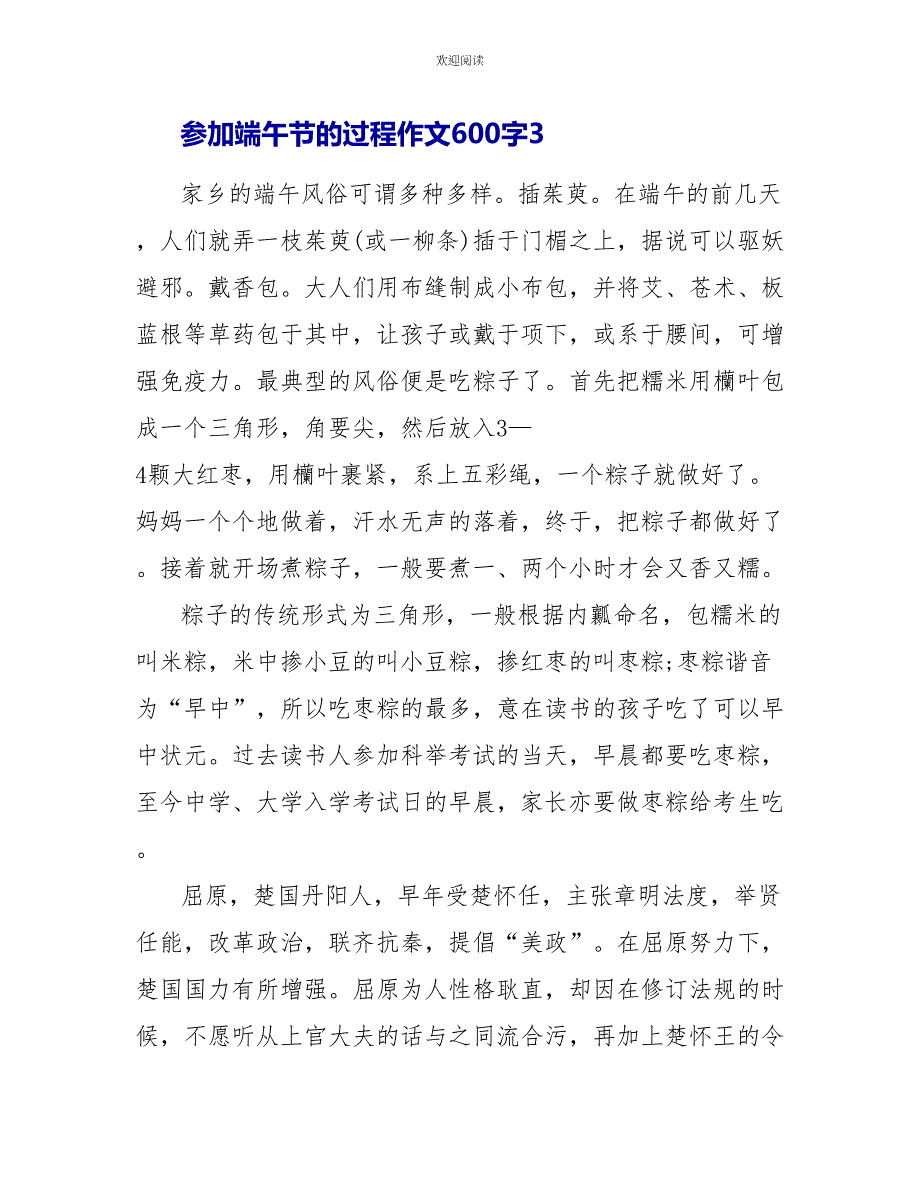 参加端午节的过程作文600字5篇_第4页