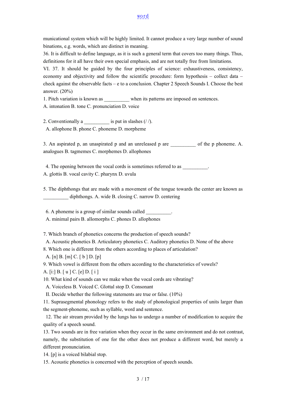 Chapter 1 Introductions to Linguistics I_第3页