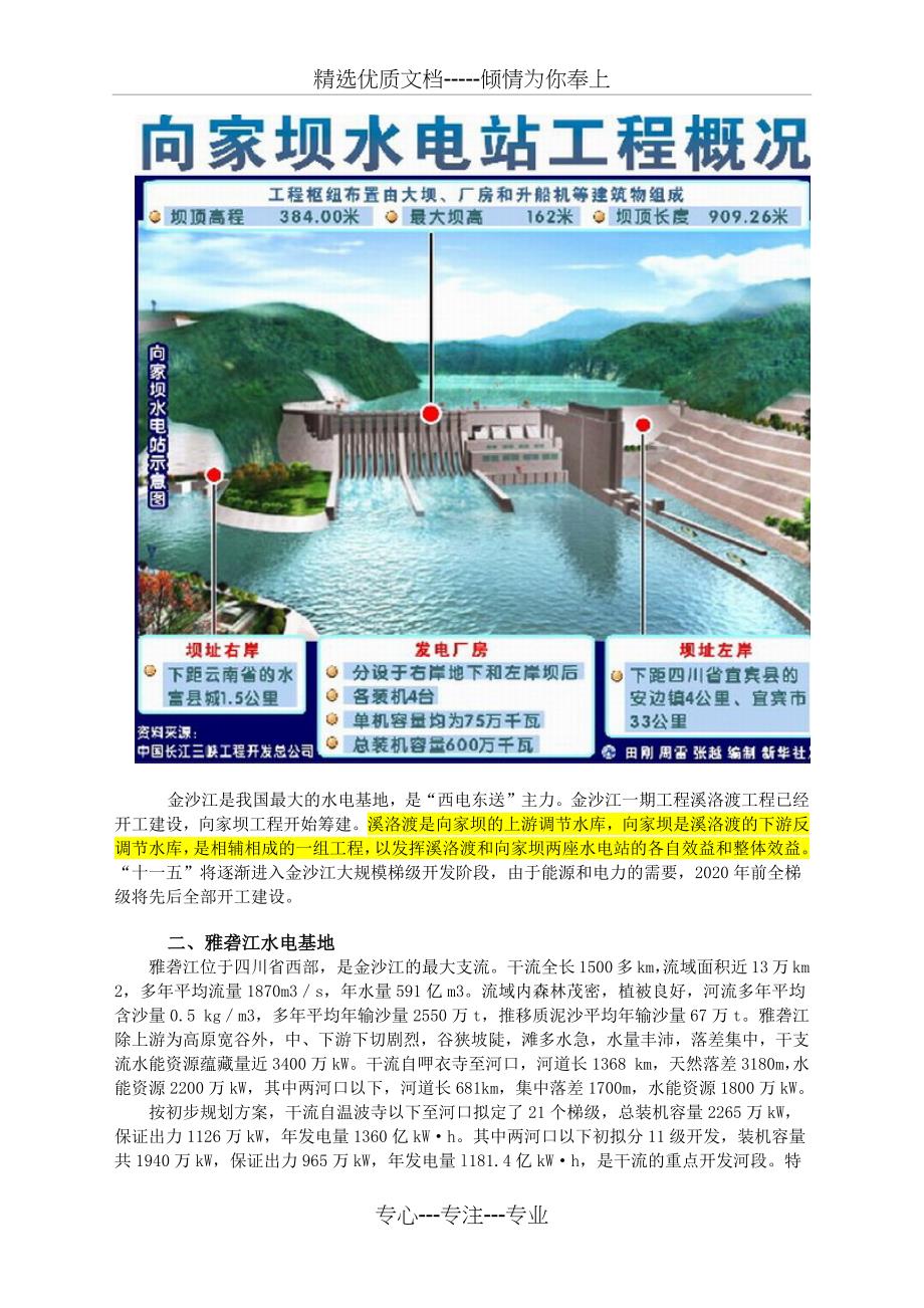 中国十三大水电基地规划_第3页