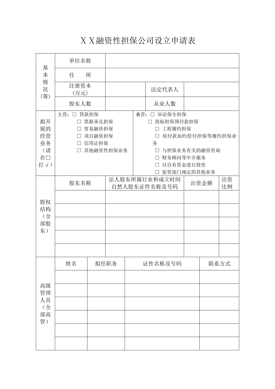 担保公司申请审批材料_第2页