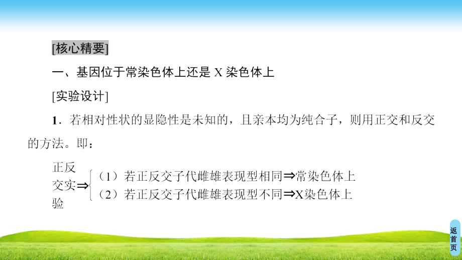 18-19 第2章 微专题突破4判断基因位置的相关实验_第2页