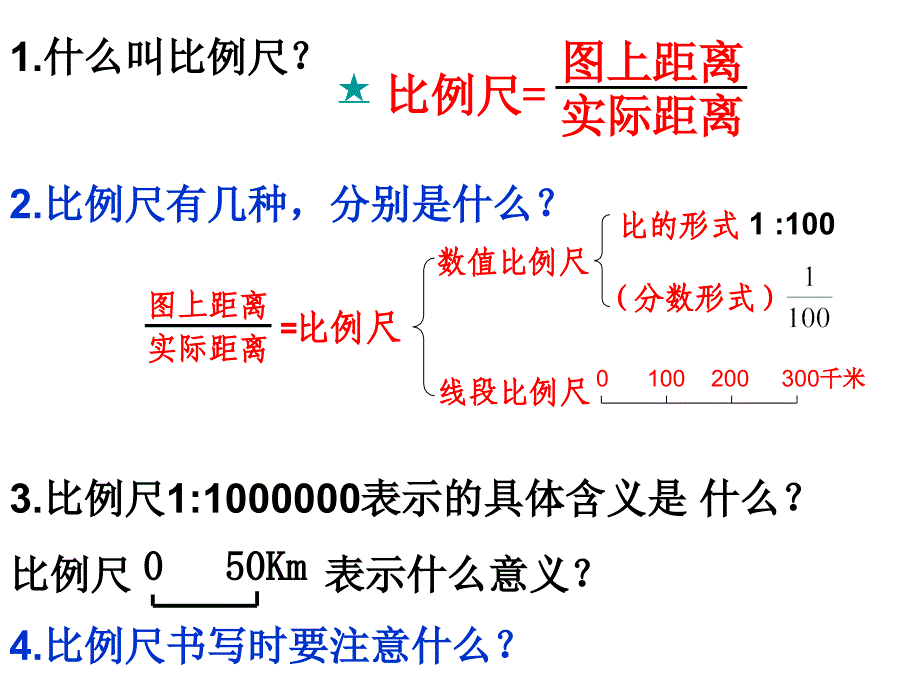 六年级比例尺及比例的复习_第2页