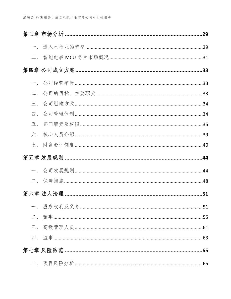 惠州关于成立电能计量芯片公司可行性报告【模板范本】_第4页